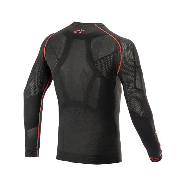 Термош shirt з довгим рукавом Alpinestars Ride-Tech V2 чорнo-червоний