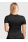 Жіноча термокофта з коротким рукавом Redline Saxon 2.0 Merino чорна