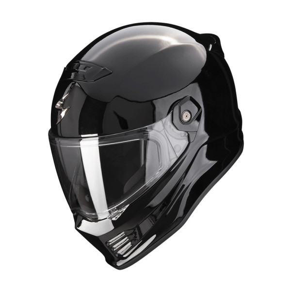 Інтегральний шолом Scorpion Covert-FX Solid чорний глянець