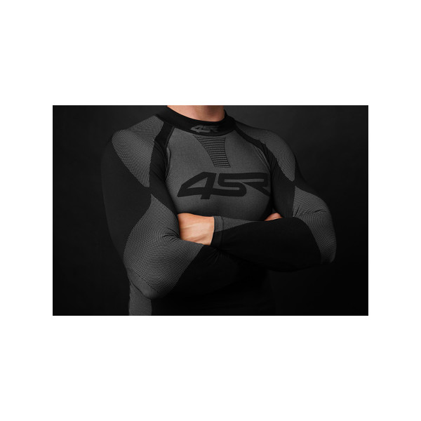 Комплект термобілизни 4SR Seamless Set чорний-сірий