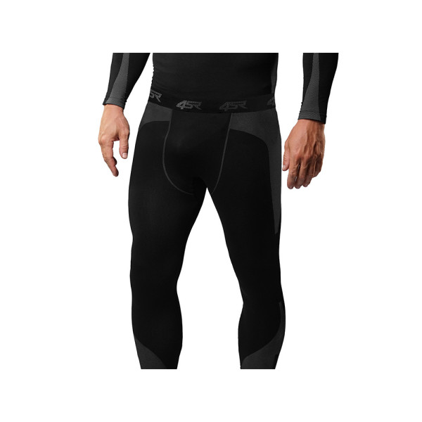 Комплект термобілизни 4SR Seamless Set чорний-сірий