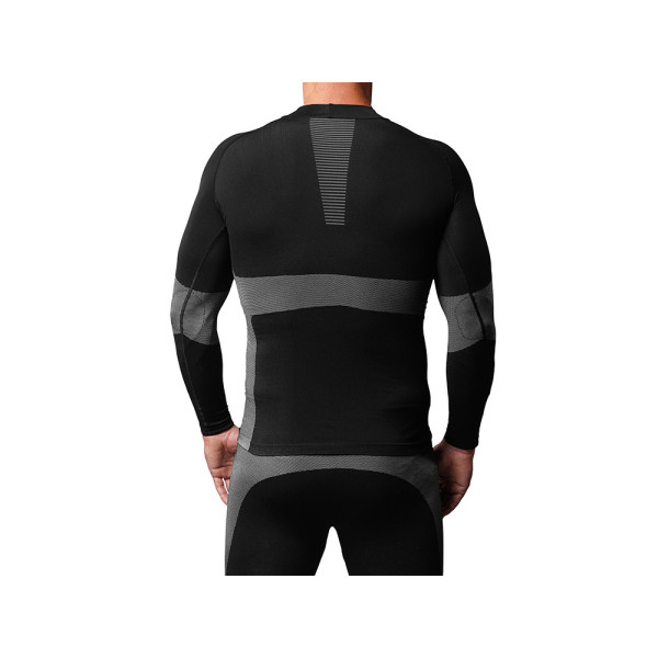 Комплект термобілизни 4SR Seamless Set чорний-сірий