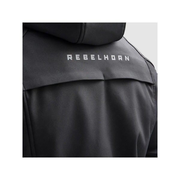 Мотоциклетна текстильна куртка Rebelhorn Slash чорна