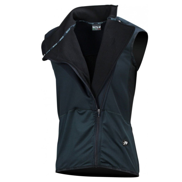 Мотоциклетний жилет SIXS Windstopper чорний унісекс