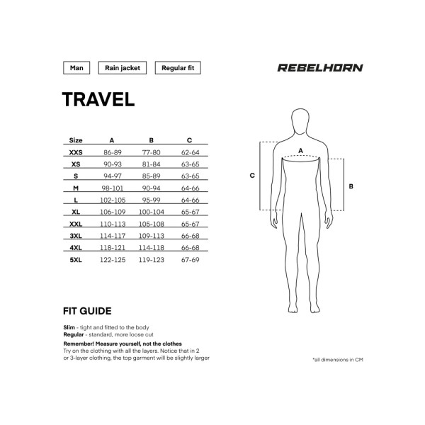 Мотоциклетний дощовик одночастинний Rebelhorn Travel чорний-флуо