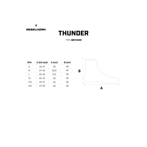 Накладки проти дощу на взуття Rebelhorn Thunder