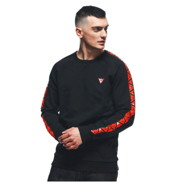 Кросова кофта Dainese Stripes чорна-червона
