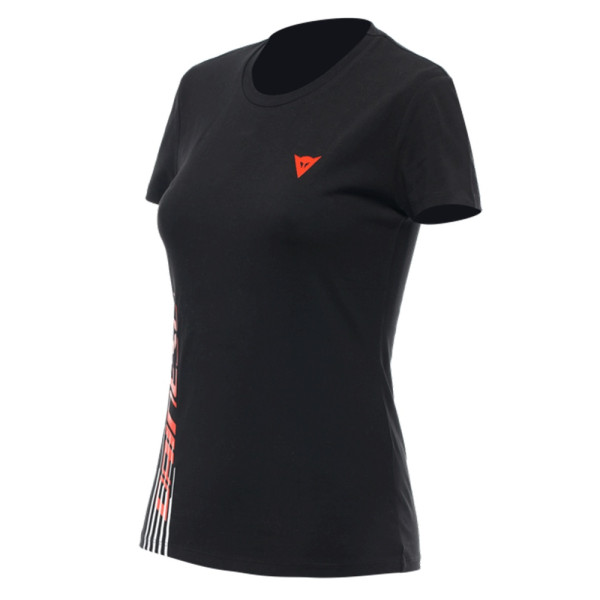 Футболка жіноча Dainese Logo чорна-червона
