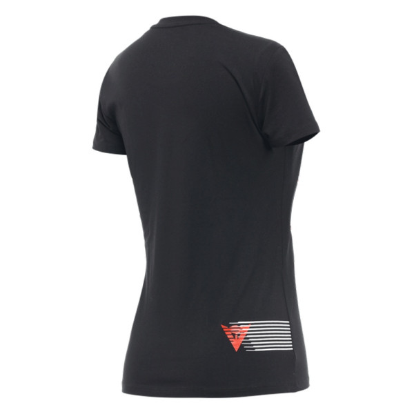 Футболка жіноча Dainese Logo чорна-червона