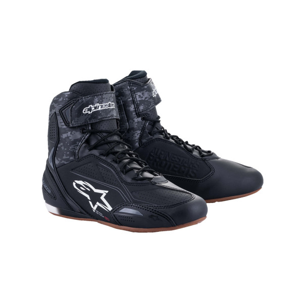 Мотоциклетні черевики Alpinestars Faster-3 сірі-чорні