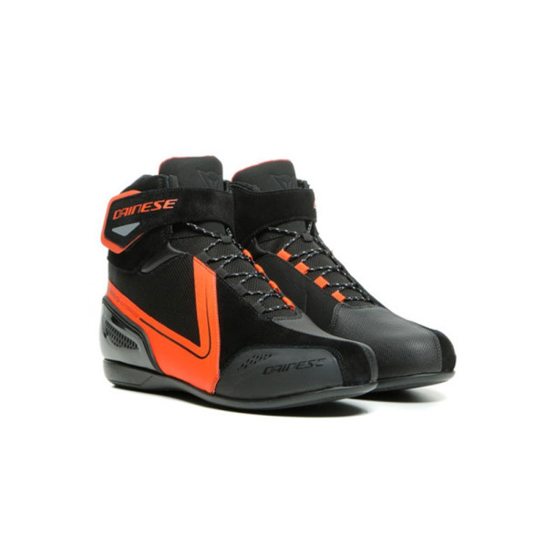Мотоциклетні черевики Dainese Energyca D-WP чорний-флюо червоний