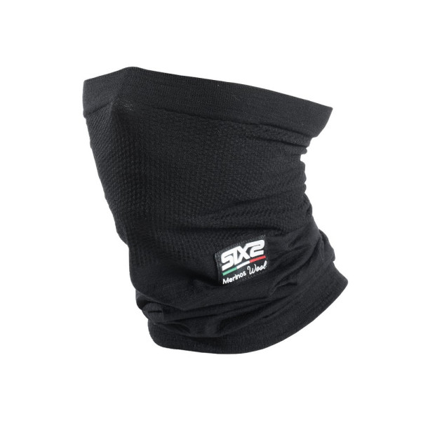 Мотоцикловий комір SIXS TBX Merinos чорний