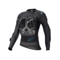 Жіноча мотоциклетна броня Alpinestars MX Bionic Action V2 чорна-синя