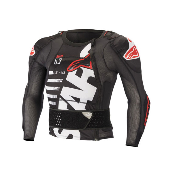 Захисна куртка Alpinestars Sequence чорна-біла-червона