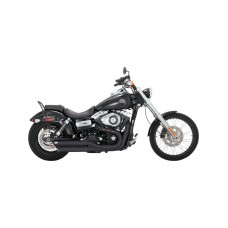 Глушники Vance & Hines Twin Slash чорний для Harley Davidson FXDF (08-17), FXDWG (10-17)