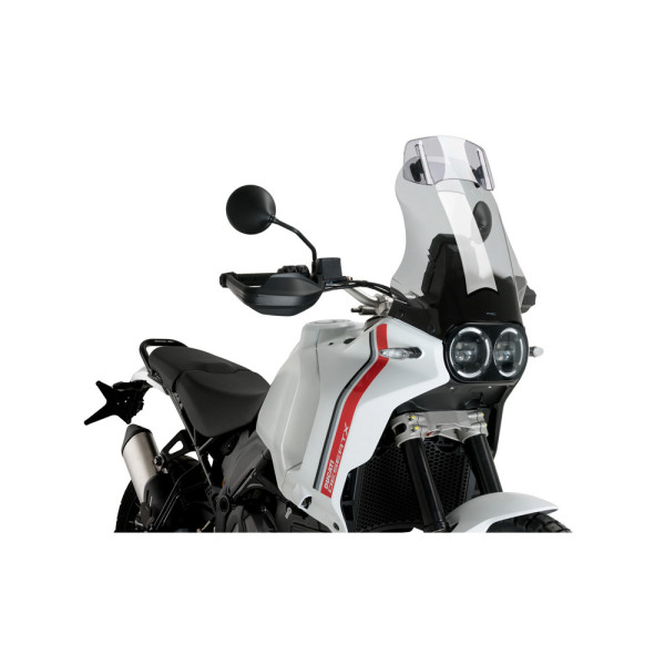 Мотоциклетний туристичний екран PUIG Ducati Desert X (22-) з дефлектором легкий затемнений