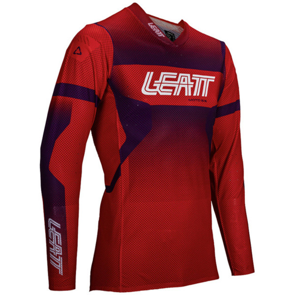 Кросова кофта Leatt Moto 5.5 UltraWeld Sunburn червона