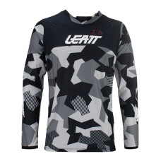 Кросова кофта Leatt Moto 4.5 Enduro Forge чорна-сіра