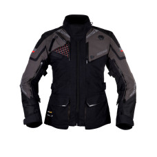 Жіноча мотоциклетна куртка Modeka Panamericana II чорна-темно сірий