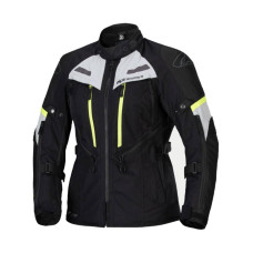 Жіноча текстильна мотоциклетна куртка Alpinestars Stella Bogota Pro Drystar чорна-сіра