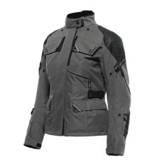 Жіноча текстильна мотоциклетна куртка Dainese Ladakh 3L D-Dry сіро-чорна