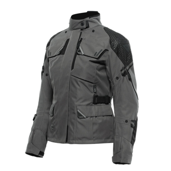 Жіноча текстильна мотоциклетна куртка Dainese Ladakh 3L D-Dry сіро-чорна