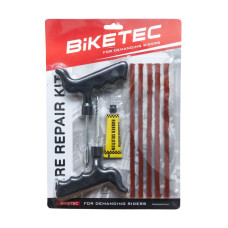Ремонтний набір Biketec для проколотих безкамерних шин (шнурки)