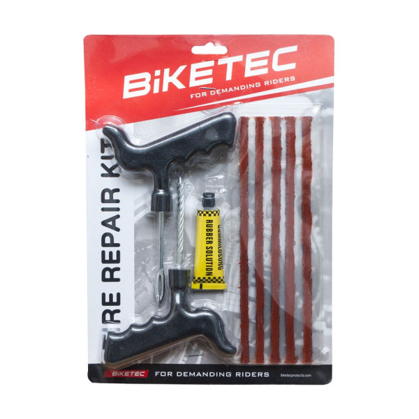 Ремонтний набір Biketec для проколотих безкамерних шин (шнурки)