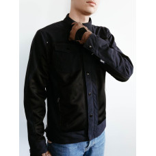 Мотоциклетна куртка Broger California синьо-чорна