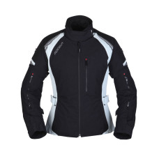 Жіноча мотоциклетна куртка Modeka Amberly чорна-сіра