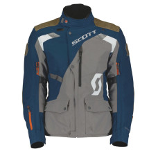 Жіноча текстильна мотоциклетна куртка Scott Dualraid Dryo синьо-сіра