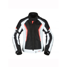 Жіноча мотоциклетна куртка Modeka Khao Air чорна-попелясто-червона