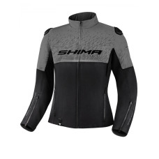 Жіноча мотоциклетна куртка Shima Drift сірого кольору