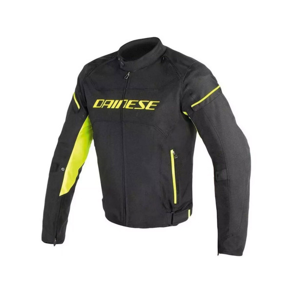 Жіноча текстильна куртка Dainese D-Frame Tex чорна-флюо