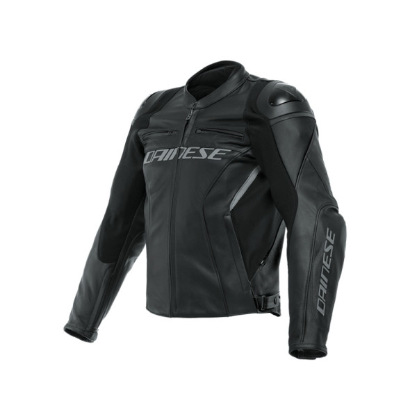 Мотоциклетна шкіряна куртка Dainese Racing 4 нестандартні розміри чорна