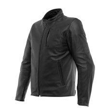 Куртка мотоцикловая шкіряна Dainese Fulcro чорна