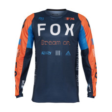Кросова кофта Fox 180 Race Spec Midnight синьо-помаранчева