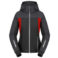 Кросова кофта Spidi Hoodie H2Out II чорна-сіра-червона