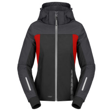 Кросова кофта Spidi Hoodie H2Out II чорна-сіра-червона