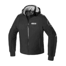 Мотоциклетна кофта Spidi Hoodie Armor H2Out чорна-біла