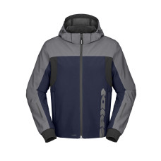 Куртка мотоциклетна Spidi Hoodie H2Out II сірно-синя