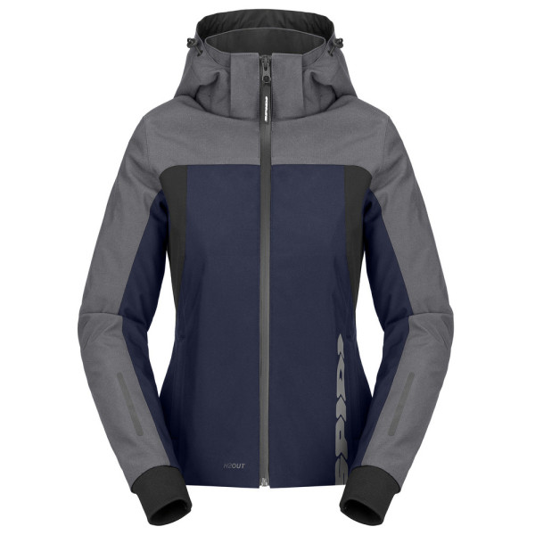 Кросова кофта Spidi Hoodie H2Out II сірого-голубого кольору
