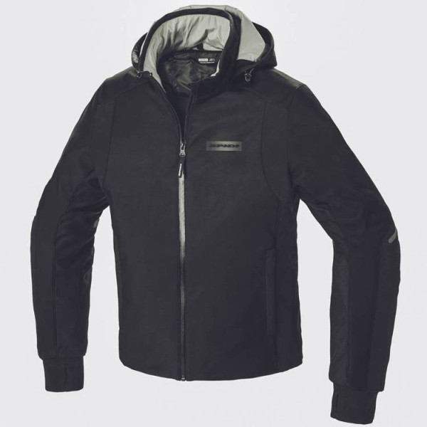 Куртка мотоциклетна Spidi Hoodie Armor H2Out чорна