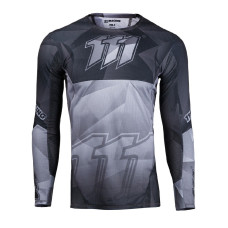 Кросова кофта 111 Racing 111.1 чорна-сіра