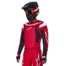Кросова кофта Alpinestars MX Fluid Haul чорна-червона