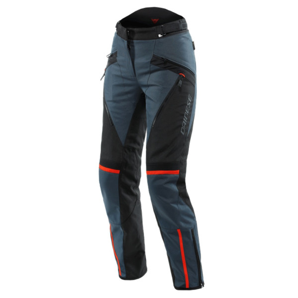 Жіночі текстильні мотоциклетні штани Dainese Tempest 3 D-Dry® синьо-чорно-червоні