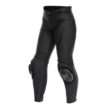 Жіночі мотоциклетні шкіряні штани Dainese Delta 4 чорні