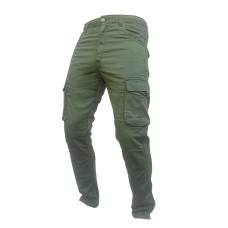 Мотоциклетні джинси Mottowear Helios Green 2.4 зелені