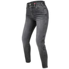 Джинси мотоциклетні жіночі Rebelhorn Classic III Skinny Fit сірі