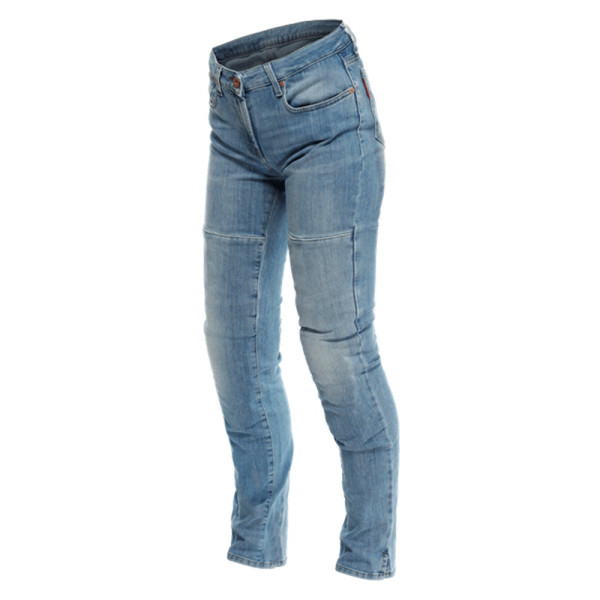 Джинси мотокросові жіночі Dainese Denim Stone Slim Tex сині